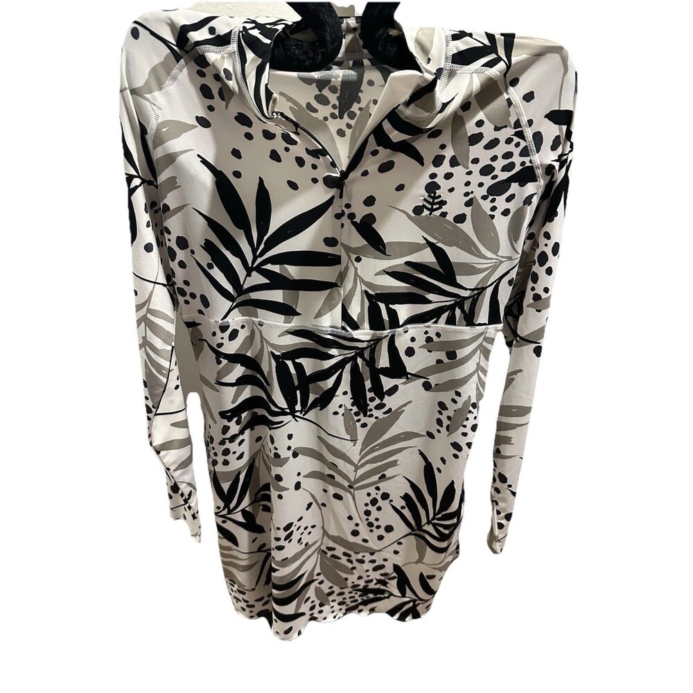 Coolibar Women's UPF 50+ Seacoast Swim Cover-Up Dress Sz S, Kayak, Paddleboard